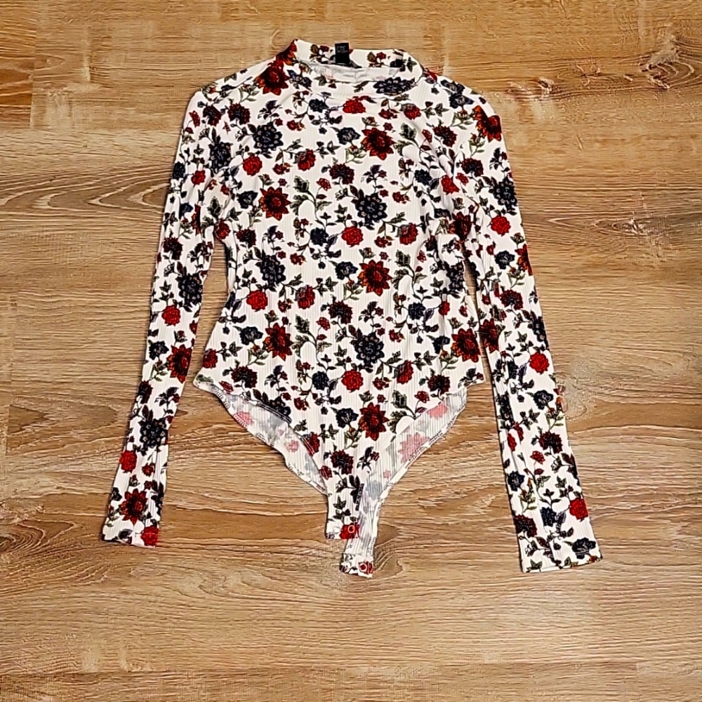 Forever 21 Mock Neck Bodysuit